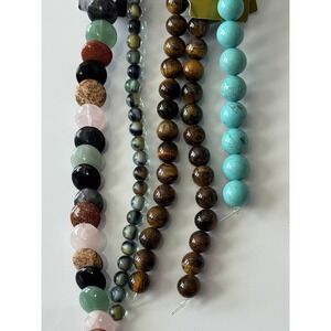 Bead Landing‎ Bead Gallery Semi Precious Stone  & Other Bead Strands Lot 4 pc
